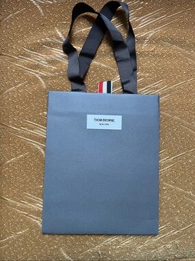 Thom Browne small bag with Signature grosgrain stripe